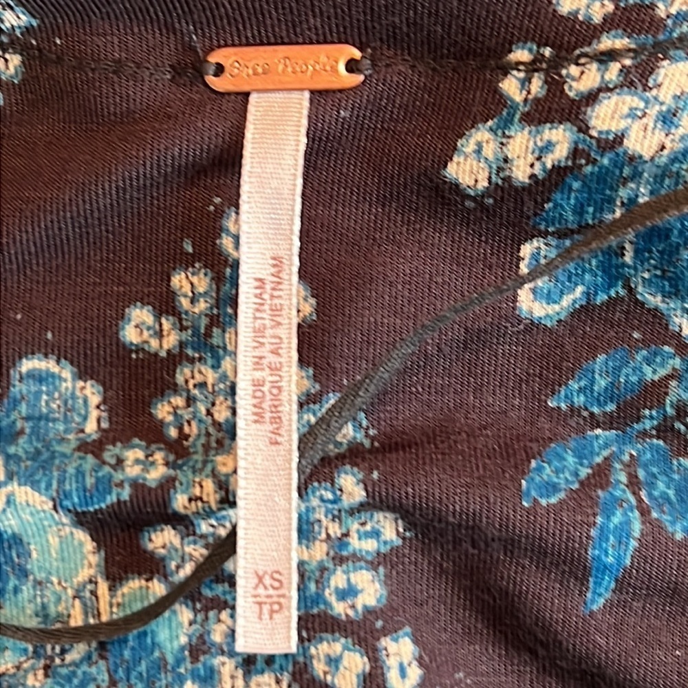 Free People | Floral Babydoll Tunic | Size XS - Picture 5 of 10